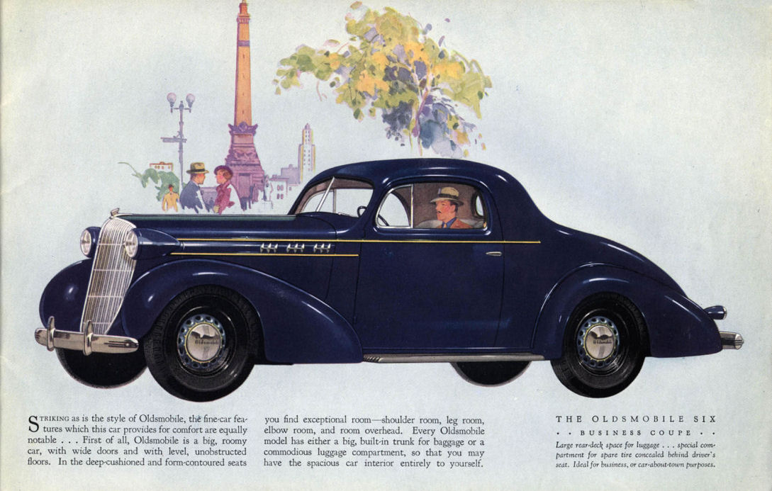1936 Oldsmobile Motor Cars Brochure Page 40